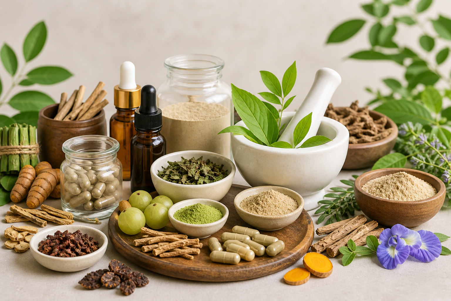 Ayurvedic wellness ingredients